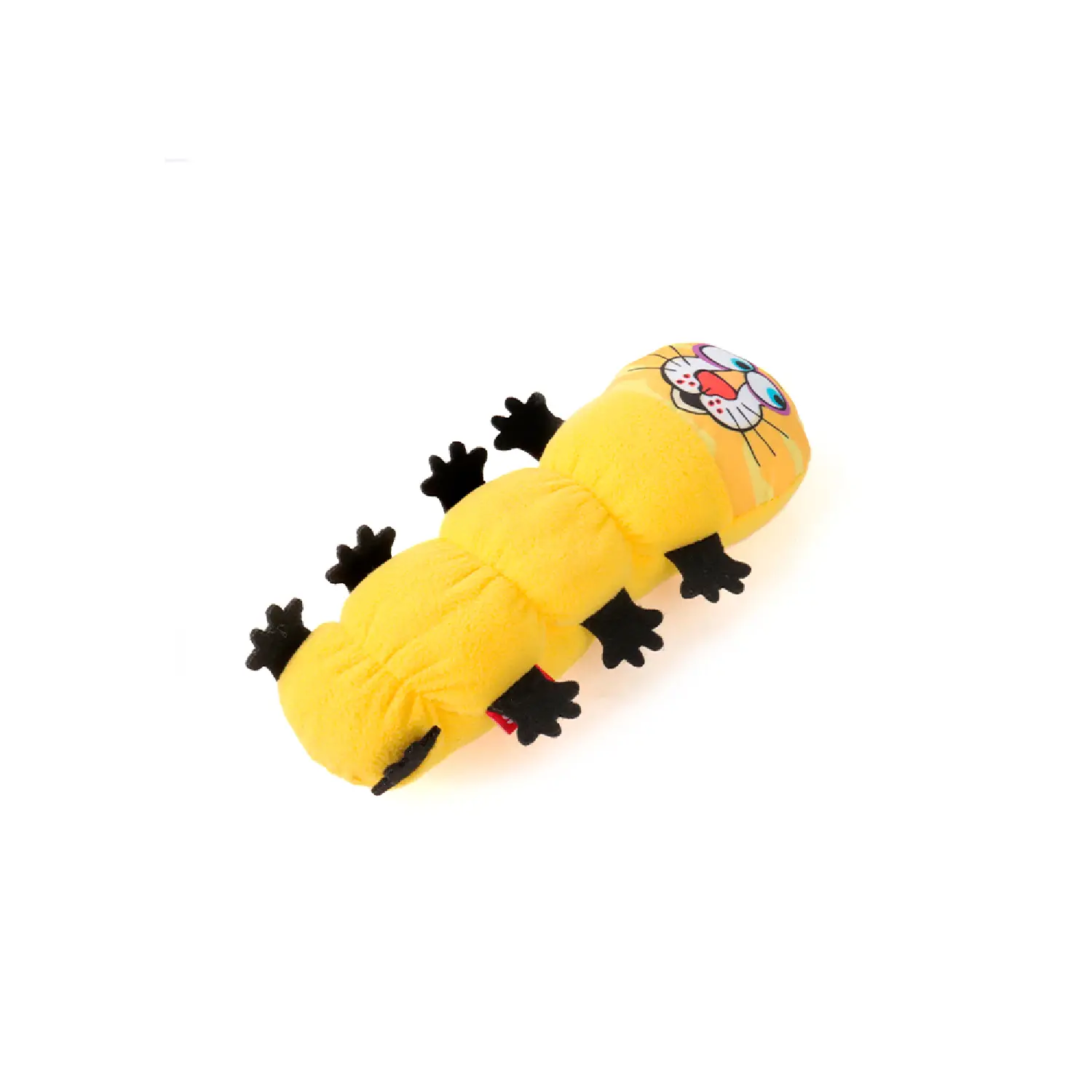 Brinquedo Centopéia com Catnip Fuzz Amarelo